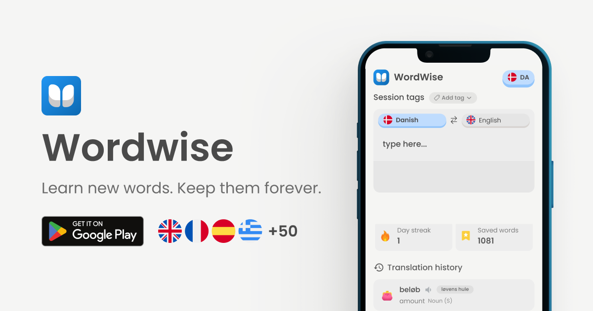 WordWise: Learn new words. Keep them forever.