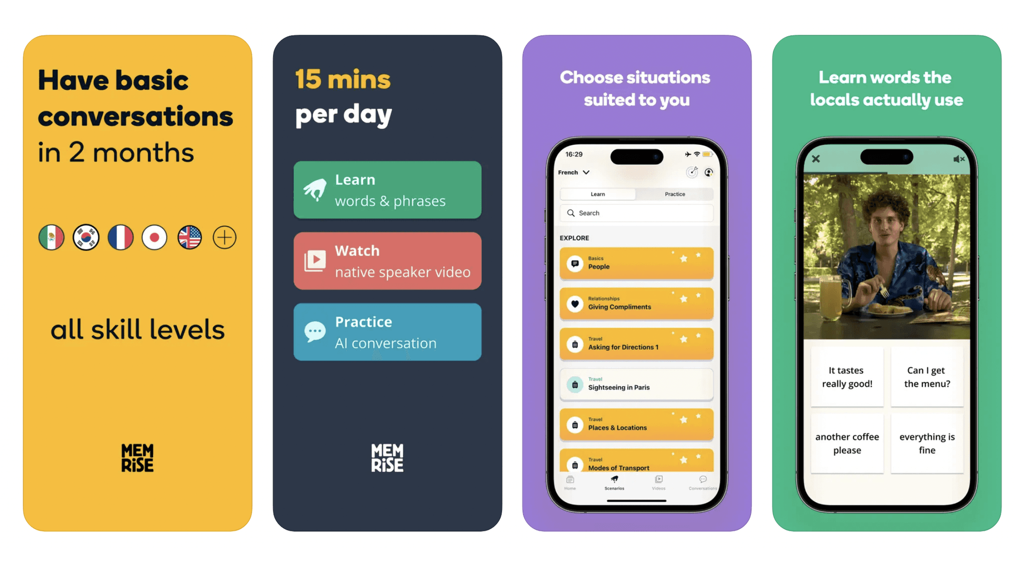 Memrise: Learn with native speakers